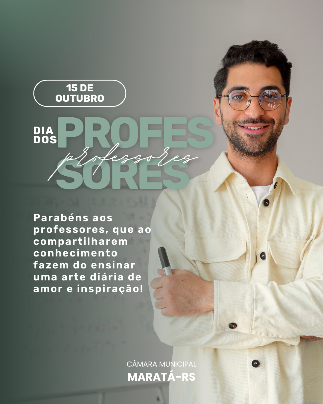 15 de outubro | Dia dos Professores